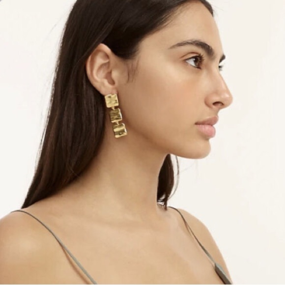 J. Crew Triple-square Drop Earrings - Picture 2 of 4
